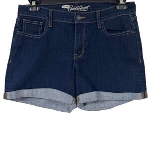 OLD NAVY Jean Shorts Women’s Size 8 Sweetheart Cuffed